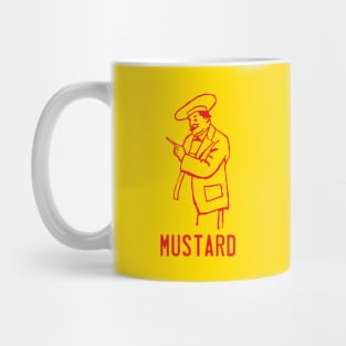 Retro Mustard Bottle Mug